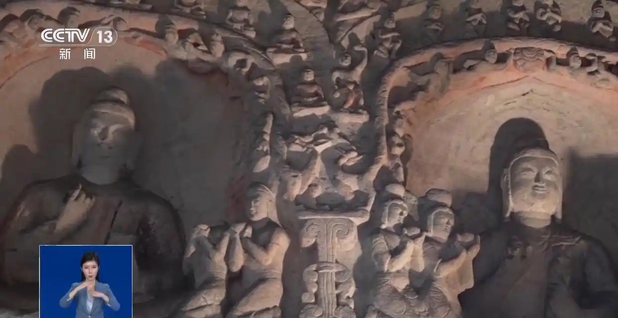 云冈石窟焕新开放 “高清立体照”解码千年色彩7